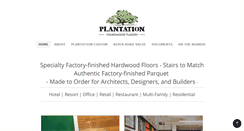 Desktop Screenshot of plantationhardwood.com
